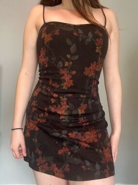 Urban Renewal Floral Corset Back Dress